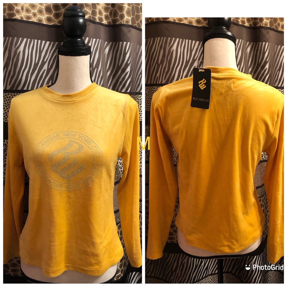 Rocawear velour sweater Nwt